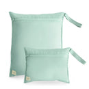 Mushie Water-Resistant Wet Bag 2 Pack - Roman Green Image 1