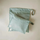 Mushie - Water Resistant Wet Bags, Large & Small Reusable Storage Bag, Set of 2 Tradewinds Image 4