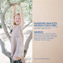Mustela Arnica Gel with Organic Calendula, 3.38 fl oz, displayed with a smiling child hanging from a tree, promotes natural ingredients for kids.