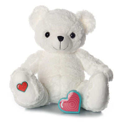 My Baby's Heartbeat White Love Bear Image 1