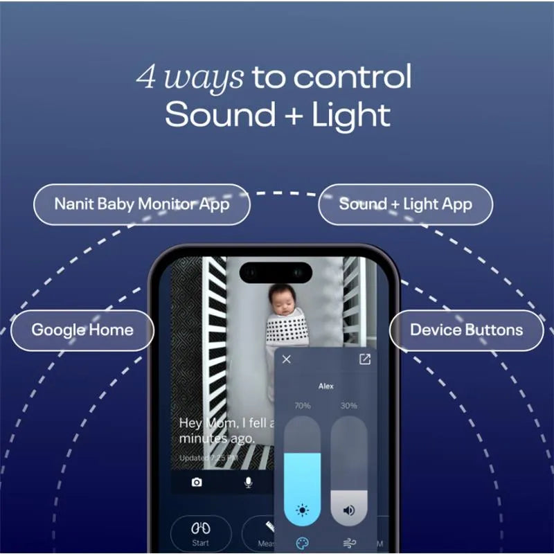 Nanit - Sound and Light Smart Baby Night Light and Sound Machine Image 4