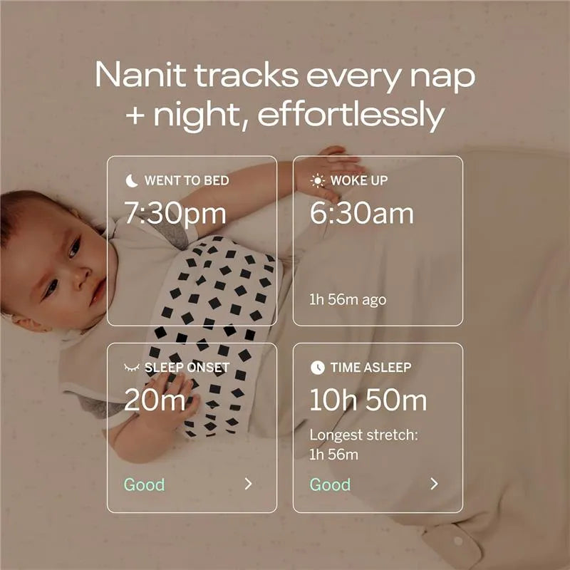 Nanit - Superior Sleep Set, Pro Camera with Wall Mount, Travel Stand and Baby Night Light Image 6