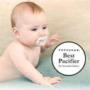 Nanobebe - Baby Pacifiers 0-3 Month, Orthodontic, Award Winning 100% Silicone BPA Free, 2Pk Clay Image 4