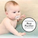 Nanobebe - Baby Pacifiers 0-3 Month, Orthodontic, Award Winning 100% Silicone BPA Free, 2Pk Clay Image 4