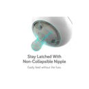 Nanobebe - 2Pk Flexy Silicone Baby Bottle 9Oz, Teal Image 5