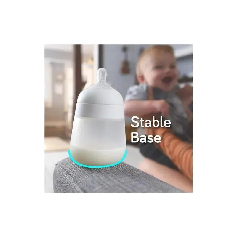 Nanobebe - 3Pk Silicone Baby Bottle, Gray, 9Oz Image 7
