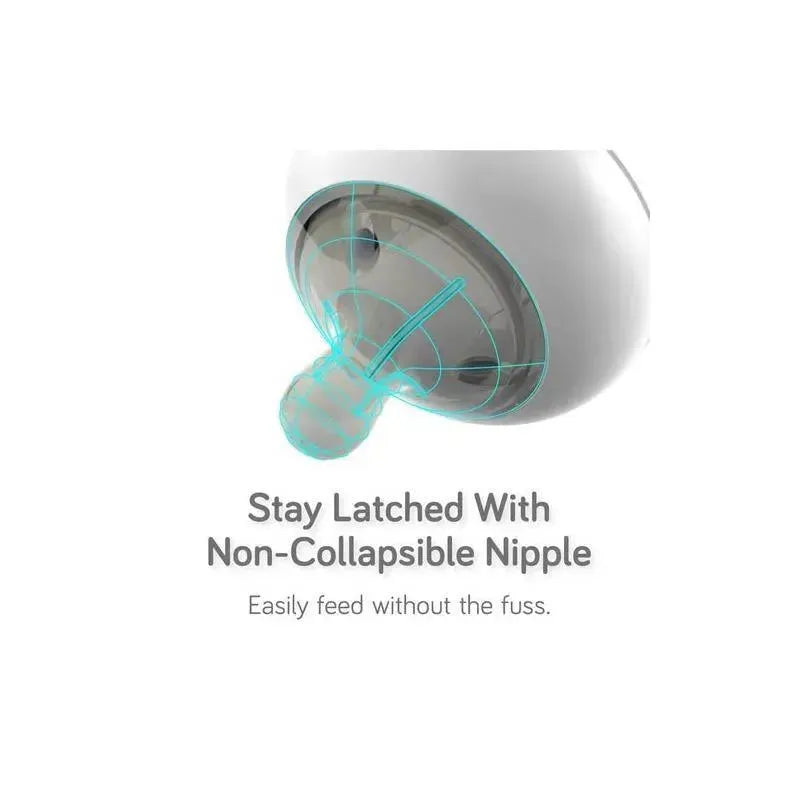 Nanobebe Silicone Baby Bottle Single Pack- White, 9 Oz Image 9