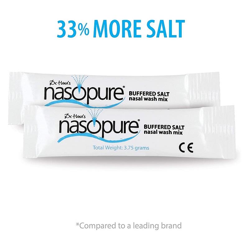 Nasopure Bottle Nasal Wash System Refill Kit 40Ct Image 13