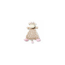 Demdaco - Sadie Pink Giraffe Rattle Blankie Image 1