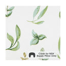 New Boppy Nursing Pillow Organic Cotton Cover- Green Leaves Image 2
