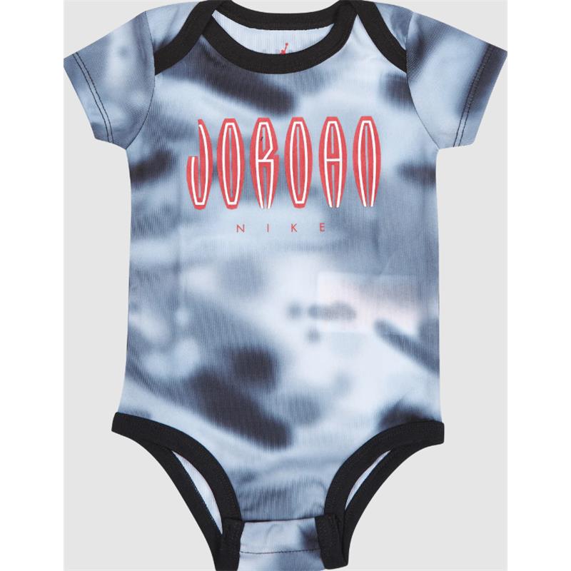 Nike Baby 3Pk Set Bodysuit + Hat + Booties Black 0/6M Image 2
