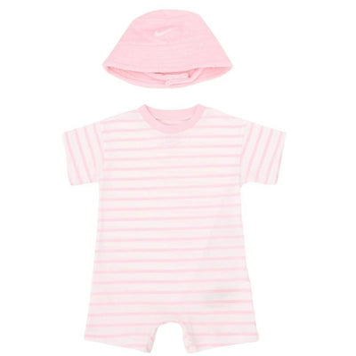 Nike - Kids Towel Terry Romper Pink Foam Image 1