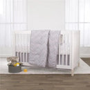 Nojo - 2Pk Little Love Grey & White Chevron Fitted Crib Sheet Set Image 2