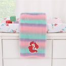NoJo Disney Ariel Watercolor Wishes Ombre Plush Baby Blanket