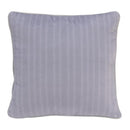 Decorative pillow with a soft lavender color and subtle striped texture, featuring a Disney Mickey Mouse design.