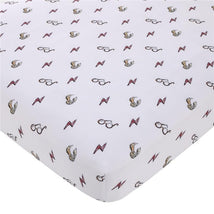 Nojo - Warner Brothers Harry Potter Lighting Bolt Crib Sheet Image 1