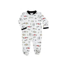 Noomie - Baby Boy Zipper Footie Race Cars  Image 1