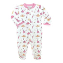 Noomie - Baby Girl Country Music Zipper Footie Image 1