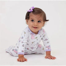 Noomie - Baby Girl Zipper Footie Princess Image 2