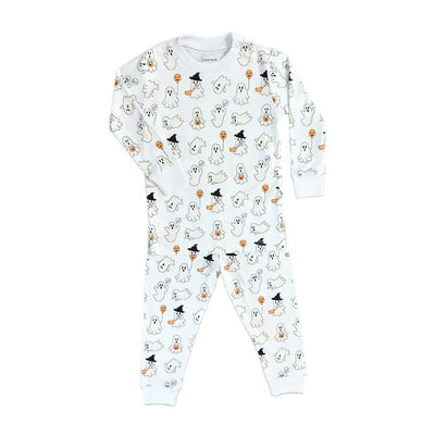 Noomie - Happy Ghosts Long Sleeve Pajama Set Image 1