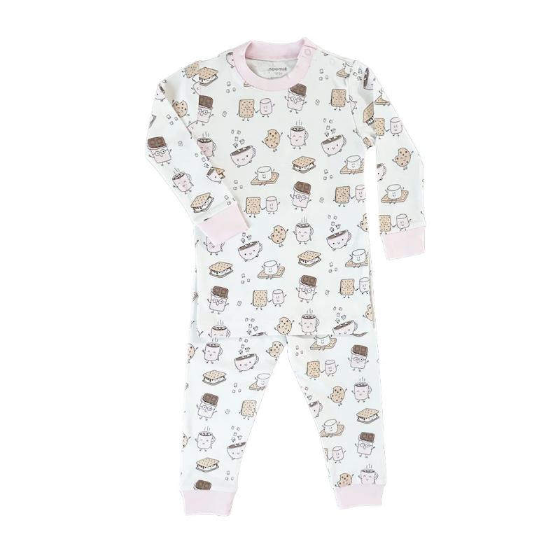 Noomie - Smores Pink Long Sleeve Pajama Set  Image 1