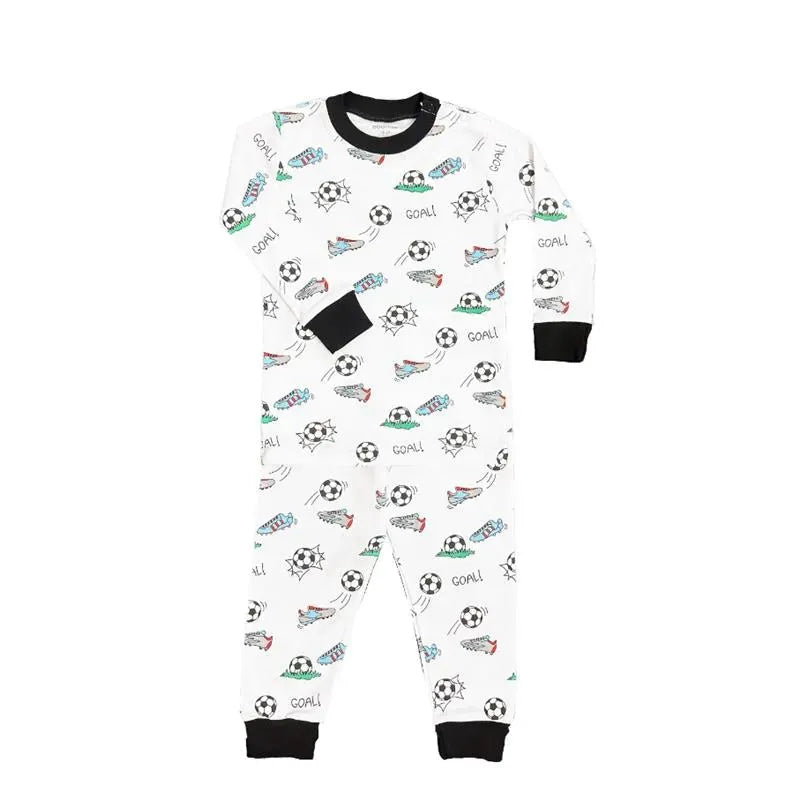 Noomie - Soccer Long Sleeve Pajama Set Image 2