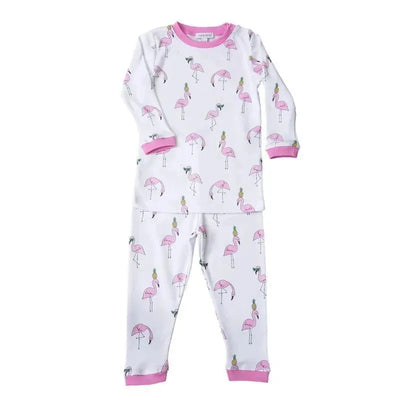 Noomie Two Piece Pajamas Flamingos Image 1