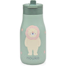 Nouka 10 oz Insulated Stainless Steel Kids Water Bottle, Roary the Lion Image 1