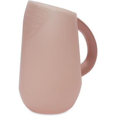 Nouka Bath Rinse Jug in soft blush color, featuring a streamlined design and sturdy handle for easy pouring.