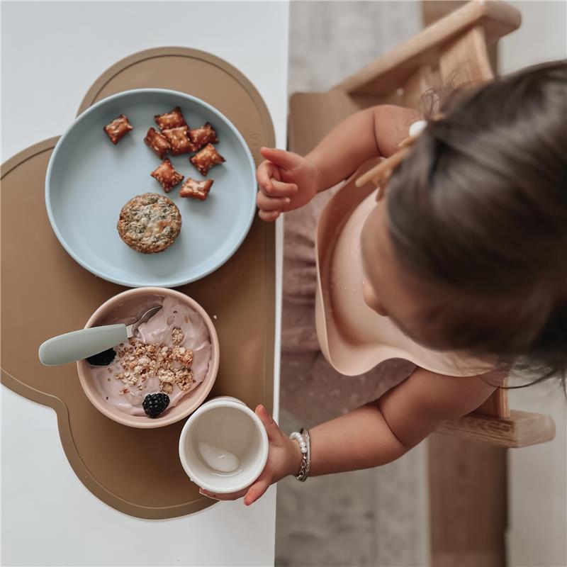 Nouka Bowl 10 oz Non-Slip & Soft Silicone, Lily Blue Image 2