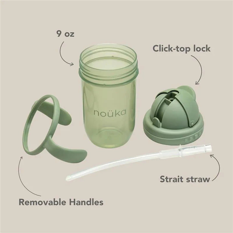 Nouka - Straight Straw Cup, Soft Sand Image 3