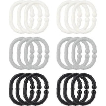 Nuby - 18Pk Linkables Teething Toys, Black/Grey/White Image 2