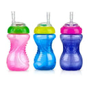 Nuby - 1Pk 10Oz Ns Flexi Straw Cup, Assorted Colors Image 6