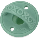Nuby 2Pk 3D Silicone Pacifier/Soother With Silicone Cherry Baglet, 0M+, Neutral Image 3