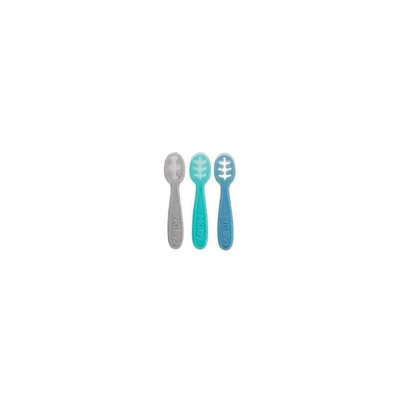 Nuby - 3Pk 3 Stage Silicone Dipping Spoons Image 1