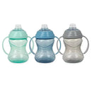 Nuby - 3Pk Neutral Clik-It Handle Cup, 8Oz Image 1