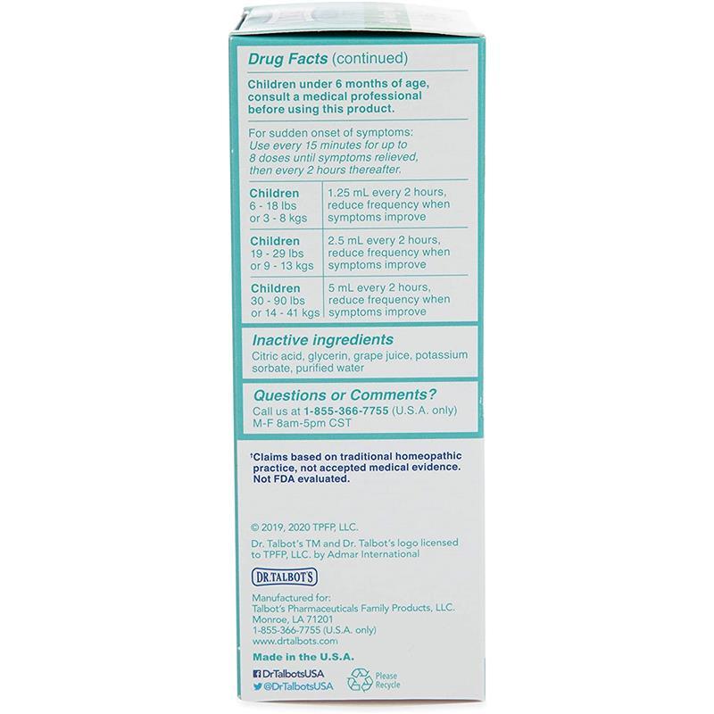 Nuby - 4 Oz Homeopathic Dr Talbots Allergy Relief Image 11