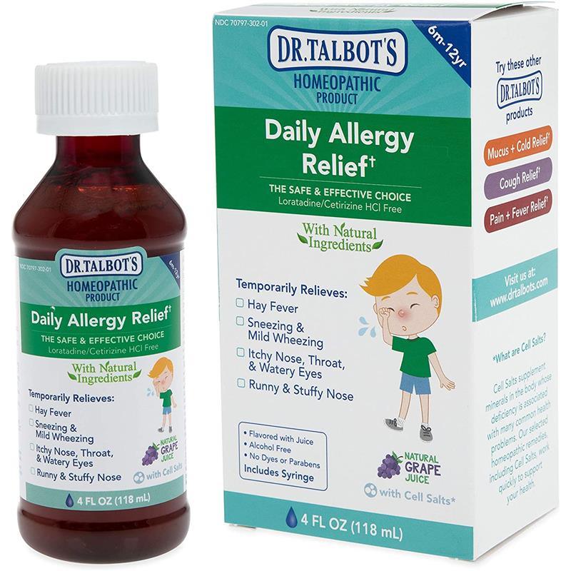 Nuby - 4 Oz Homeopathic Dr Talbots Allergy Relief Image 1