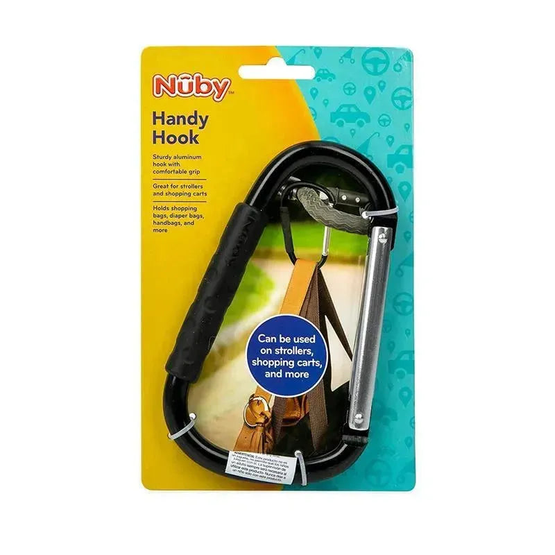 Nuby - Aluminum Stroller Hook With Black Rubber Handle Image 4