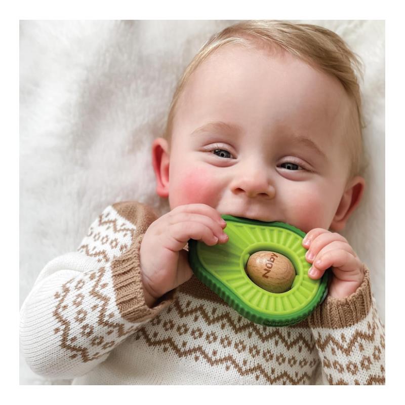 Nuby - Avo Muncher With Wood Spinner Image 2