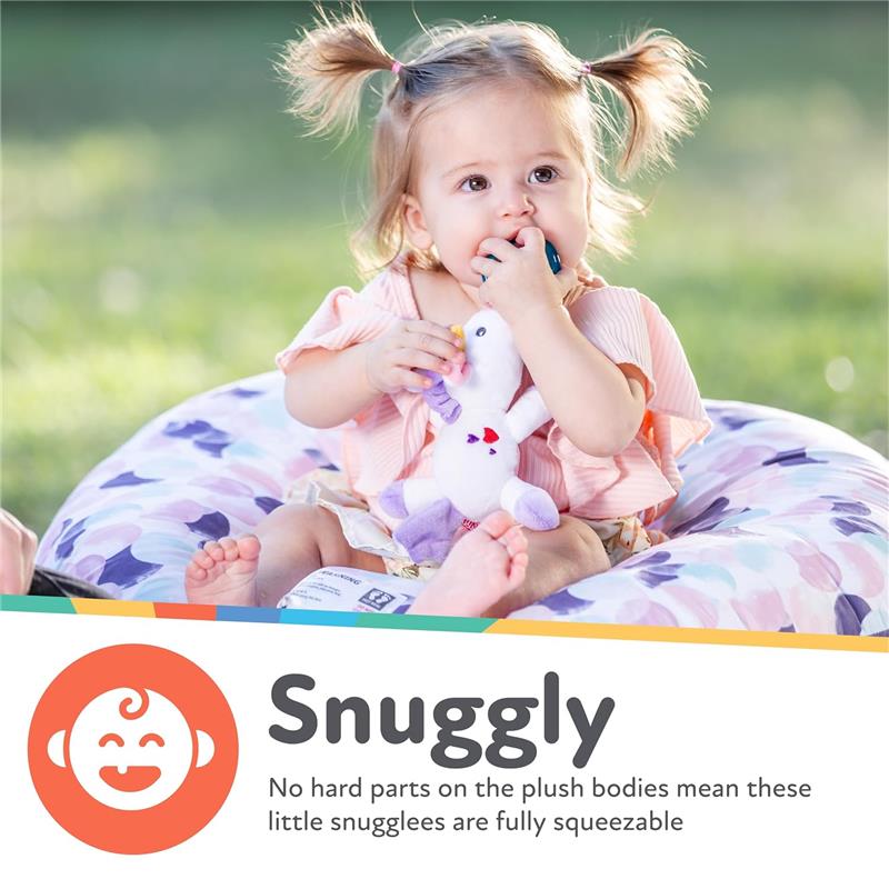 Nuby Calming Natural Flex Snuggleez Pacifier With Plush Combo Set For Cuddling With Comfort, Alligator Image 5