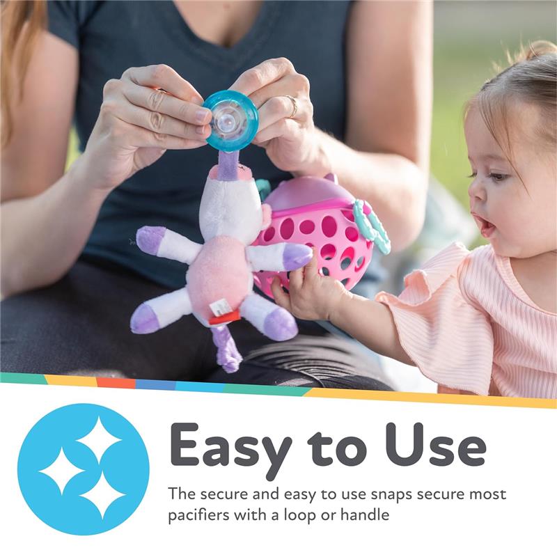 Nuby Calming Natural Flex Snuggleez Pacifier With Plush Combo Set For Cuddling With Comfort, Penguin Image 6