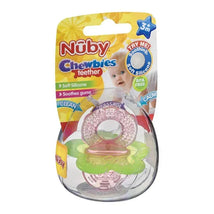 Nuby Chewbies Soft Silicone Teether, Colors May Vary Image 2