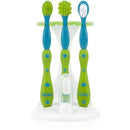 Nuby - Dr Talbots 4 Pc Tooth & Gum Care Set, Aqua/Green Image 1