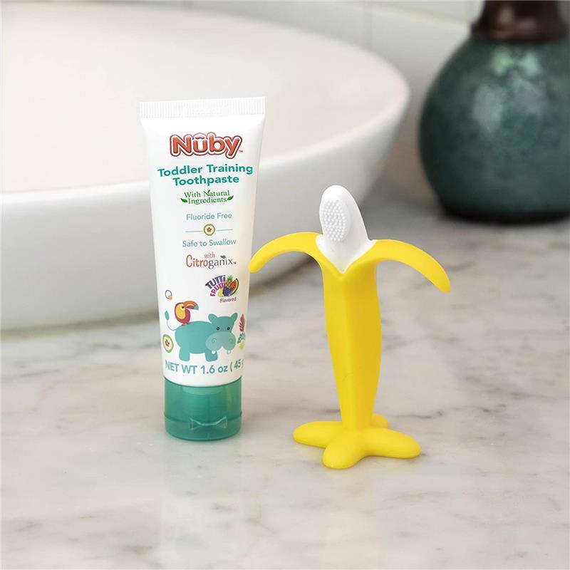 Nuby - Dr. Talbot's Banana Brush Toddler Toothpaste Combo Image 3