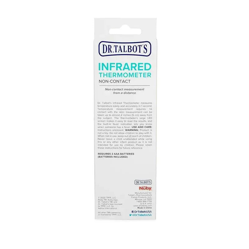 Nuby - Dr. Talbot's Infrared Thermometer Non-Contact Thermometer, Black Image 4