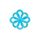 Nuby - Fun Loops Teether Flower Shaped Infant Teething Toy for Babies, Blue & Aqua Image 1