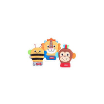 Nuby Happy Handimals Animal Soothing Teething Mitten Monkey Image 3