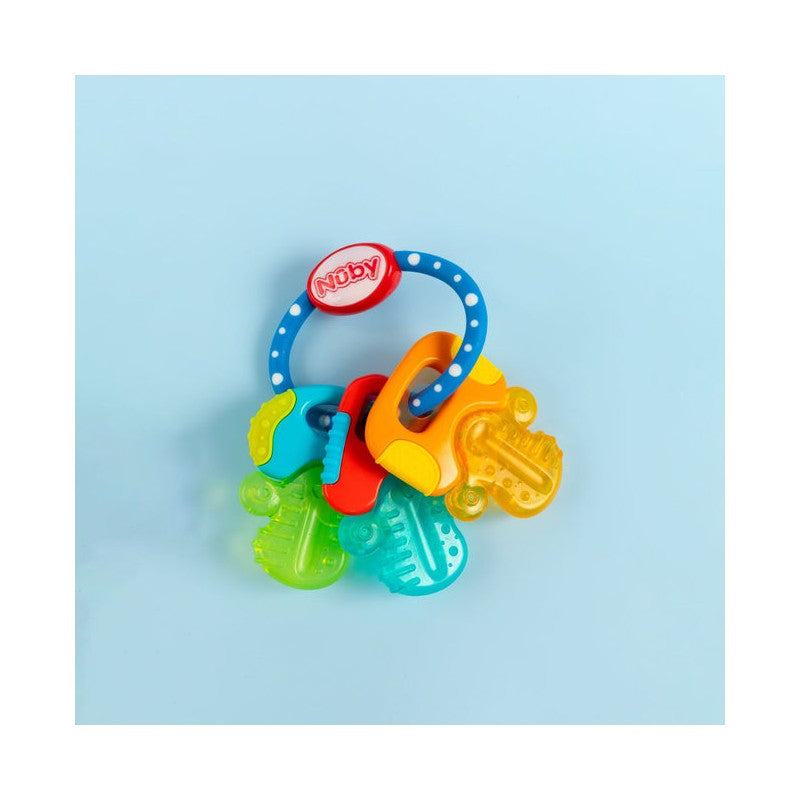 Nuby Ice Gel Teether Keys - Neutral Image 4