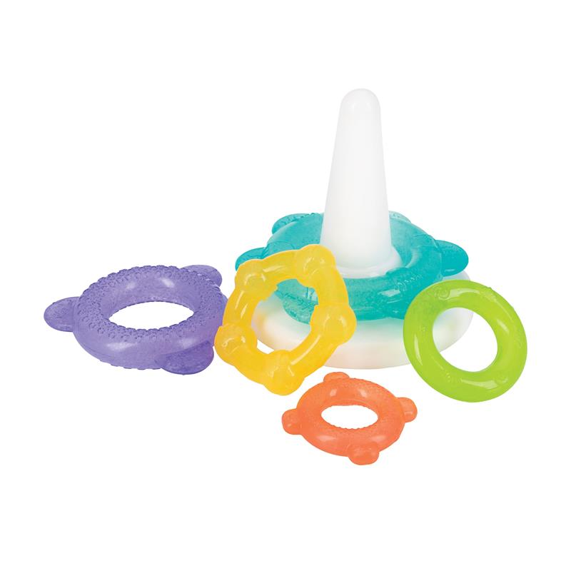 Nuby - IcyBite Teethers for Teething Relief, Ocean Rings Image 3